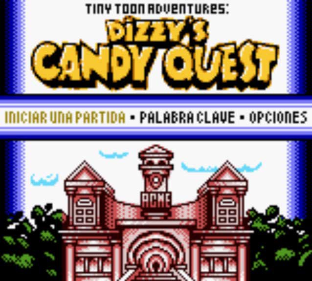 Pantallazo de Tiny Toons Adventures: Dizzy's Candy Quest para Game Boy Color