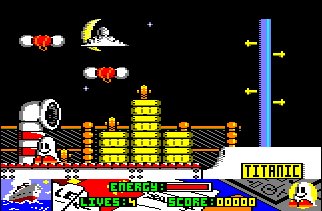 Pantallazo de Titanic Blinky para Amstrad CPC