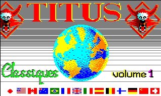 Pantallazo de Titus Classiques Volume 1 para Amstrad CPC