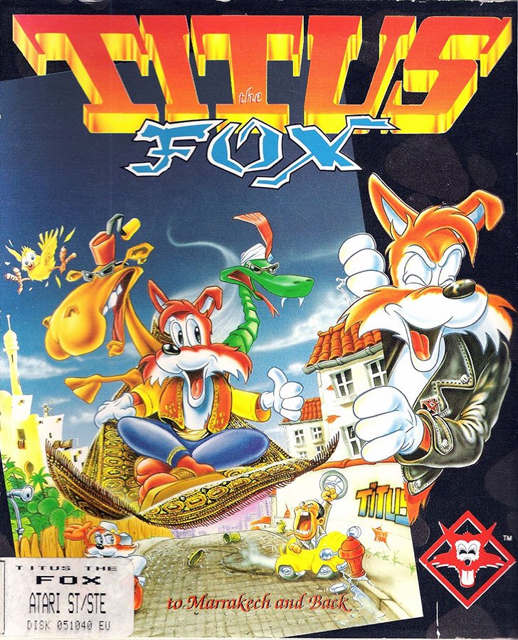 Caratula de Titus the Fox: To Marrakech and Back para Atari ST