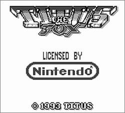 Pantallazo de Titus the Fox para Game Boy