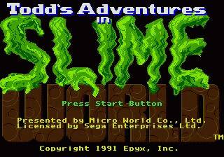 Pantallazo de Todd's Adventures in Slime World para Sega Megadrive