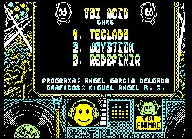 Pantallazo de Toi Acid Game para Amstrad CPC