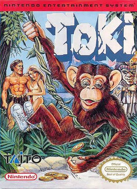 Caratula de Toki para Nintendo (NES)