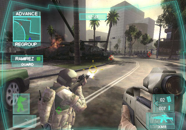 Pantallazo de Tom Clancy's Ghost Recon: Advanced Warfighter para PlayStation 2