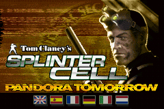 Pantallazo de Tom Clancy's Splinter Cell: Pandora Tomorrow para Game Boy Advance