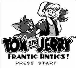 Pantallazo de Tom and Jerry: Frantic Antics! para Game Boy