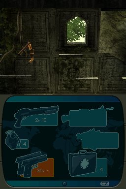 Pantallazo de Tomb Raider Underworld para Nintendo DS