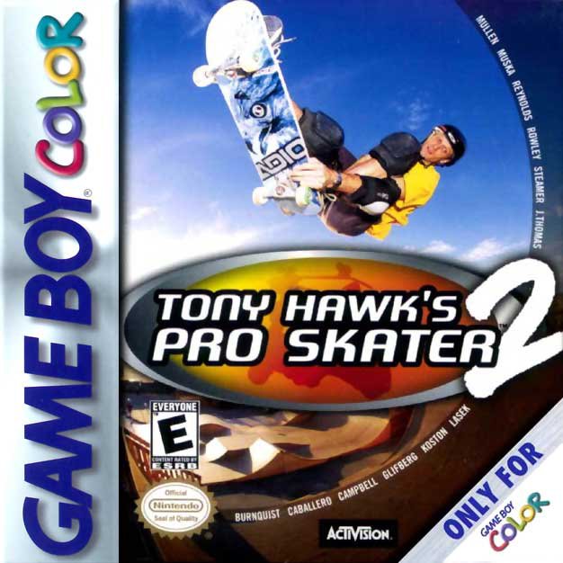 Caratula de Tony Hawk's Pro Skater 2 para Game Boy Color
