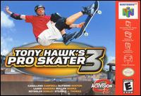 Caratula de Tony Hawk's Pro Skater 3 para Nintendo 64