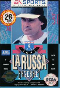 Caratula de Tony La Russa Baseball para Sega Megadrive