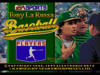 Pantallazo de Tony La Russa Baseball para Sega Megadrive