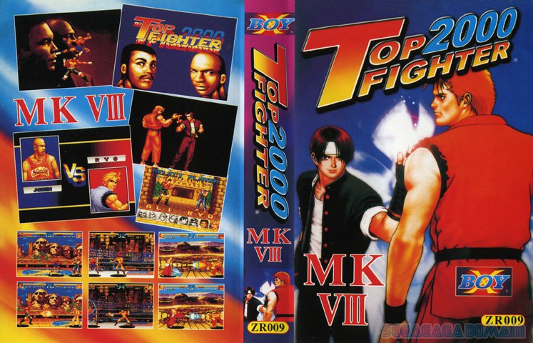 Caratula de Top Fighter 2000 MK VII para Sega Megadrive