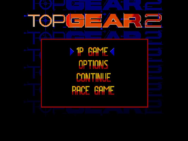 Pantallazo de Top Gear 2 para Amiga