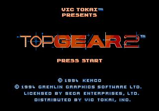 Pantallazo de Top Gear 2 para Sega Megadrive
