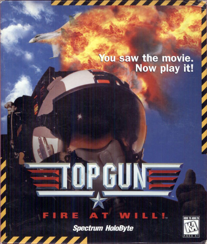 Caratula de Top Gun: Fire at Will! para PC