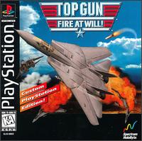 Caratula de Top Gun: Fire at Will para PlayStation