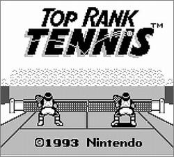 Pantallazo de Top Rank Tennis para Game Boy