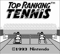 Pantallazo de Top Ranking Tennis para Game Boy
