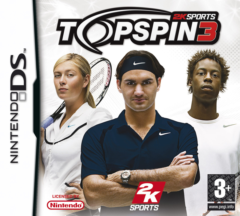 Caratula de Top Spin 3 para Nintendo DS