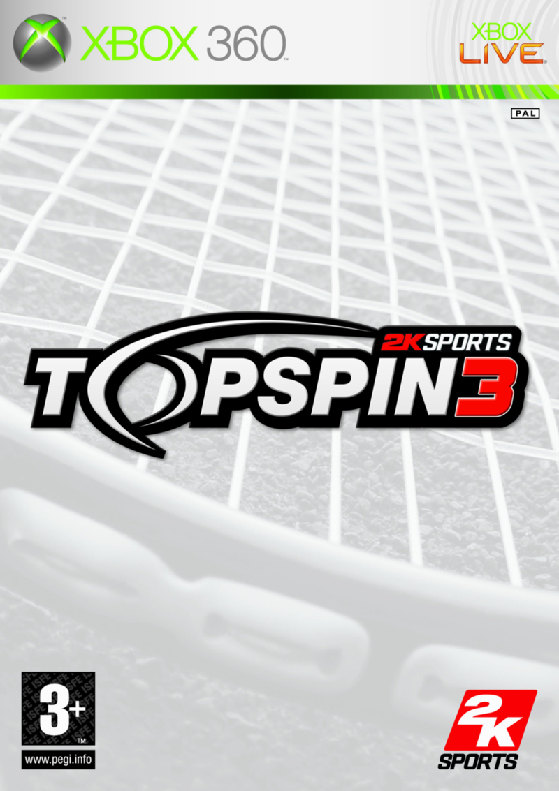 Caratula de Top Spin 3 para Xbox 360