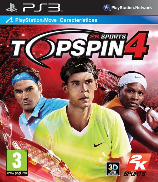 Caratula de Top Spin 4 para PlayStation 3