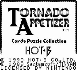 Pantallazo de Tornado Appetizer: Card & Puzzle Collection para Game Boy