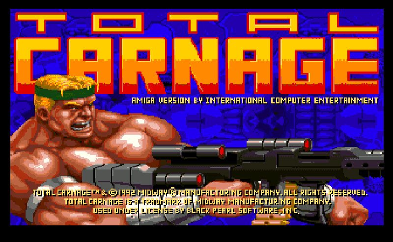 Pantallazo de Total Carnage para Amiga