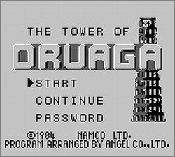 Pantallazo de Tower of Druaga, The para Game Boy