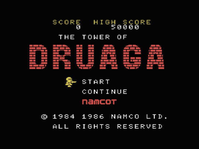 Pantallazo de Tower of Druaga, The para MSX
