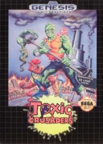 Caratula de Toxic Crusaders para Sega Megadrive