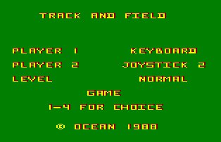 Pantallazo de Track And Field para Amstrad CPC