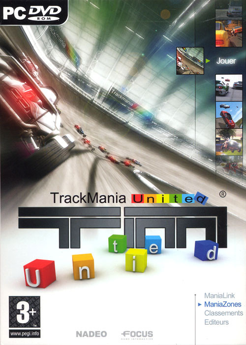 Caratula de TrackMania United para PC