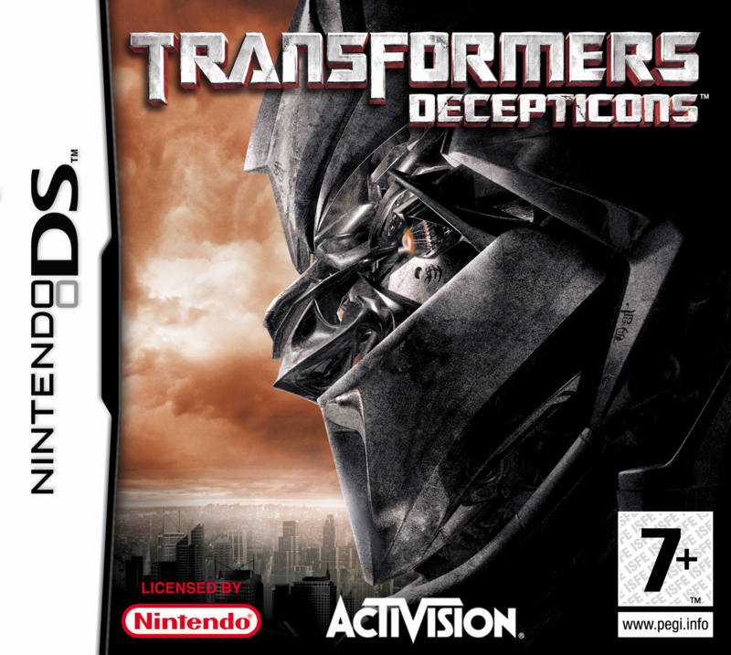 Caratula de Transformers Decepticons para Nintendo DS