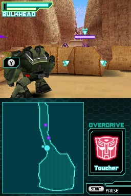 Pantallazo de Transformers Prime: The Game para Nintendo DS