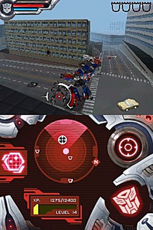 Pantallazo de Transformers The Game : Autobots para Nintendo DS