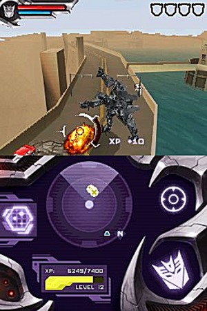 Pantallazo de Transformers The Game : Autobots para Nintendo DS