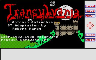 Pantallazo de Transylvania para Atari ST