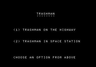 Pantallazo de Trashman para MSX