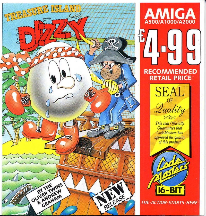 Caratula de Treasure Island Dizzy para Amiga