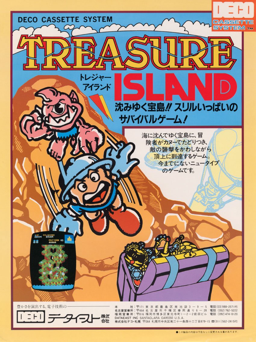Caratula de Treasure Island para M.A.M.E.