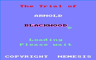 Pantallazo de Trial Of Arnold Blackwood para Amstrad CPC