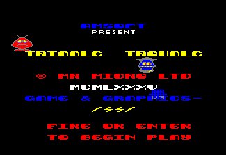 Pantallazo de Tribble Trouble para Amstrad CPC