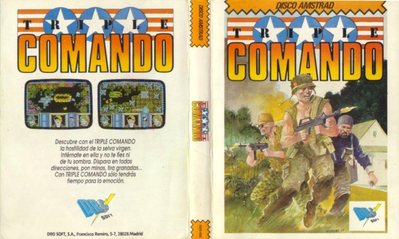 Caratula de Triple Comando para Amstrad CPC