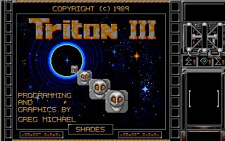 Pantallazo de Triton III para Atari ST