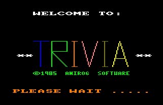 Pantallazo de Trivia para Amstrad CPC