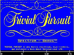 Pantallazo de Trivial Pursuit: Genus Edition para Spectrum