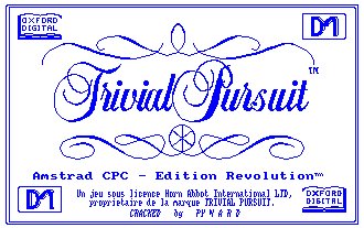 Pantallazo de Trivial Pursuit Edition Revolution para Amstrad CPC