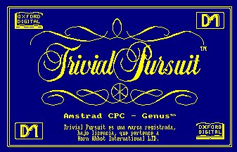 Pantallazo de Trivial Pursuit Genus Edition para Amstrad CPC