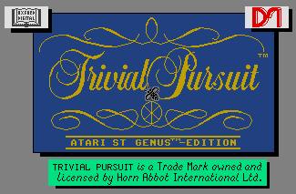 Pantallazo de Trivial Pursuit para Atari ST